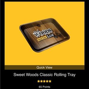 Authentic Good Times Sweet Woods classic rolling tray